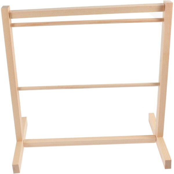 VICASKY Mini-Kleiderbügel-Set aus Holz für Puppen, zum Organisieren von Puppenhaus-Kleidung