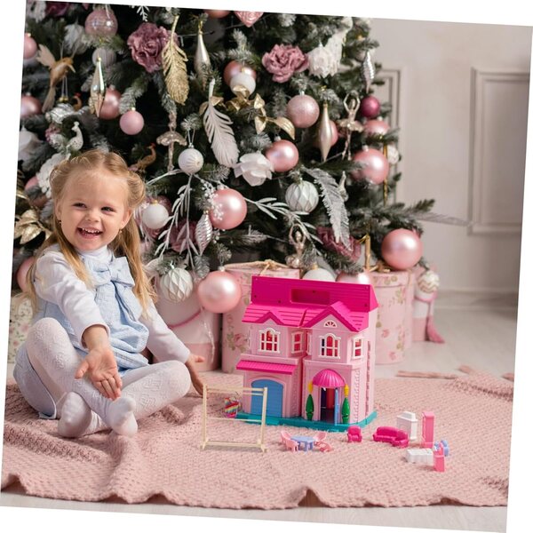 VICASKY Mini-Kleiderbügel-Set aus Holz für Puppen, zum Organisieren von Puppenhaus-Kleidung
