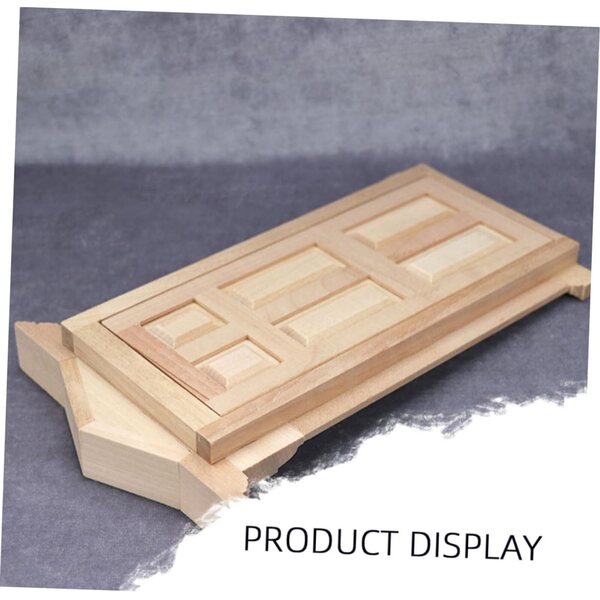 Mini Porta in Legno Naturale VICASKY per Decorazioni Casa e Modelli Miniatura