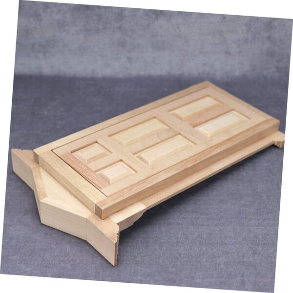 Mini Porta in Legno Naturale VICASKY per Decorazioni Casa e Modelli Miniatura