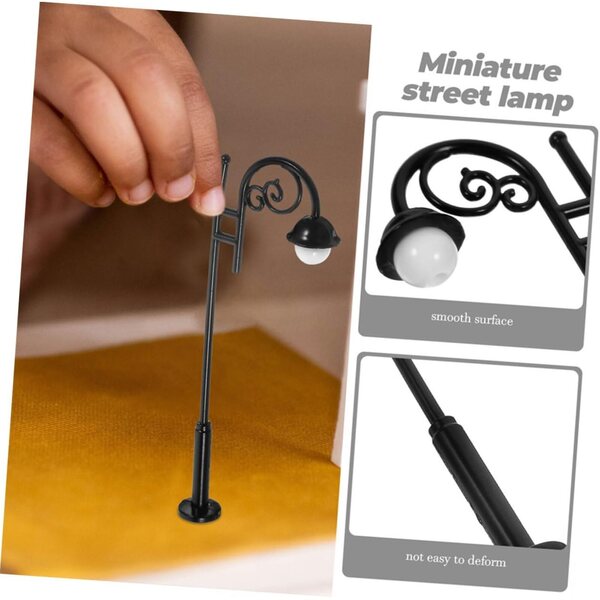 Mini lanterna da strada stile retrò per casa delle bambole e decorazioni fai da te
