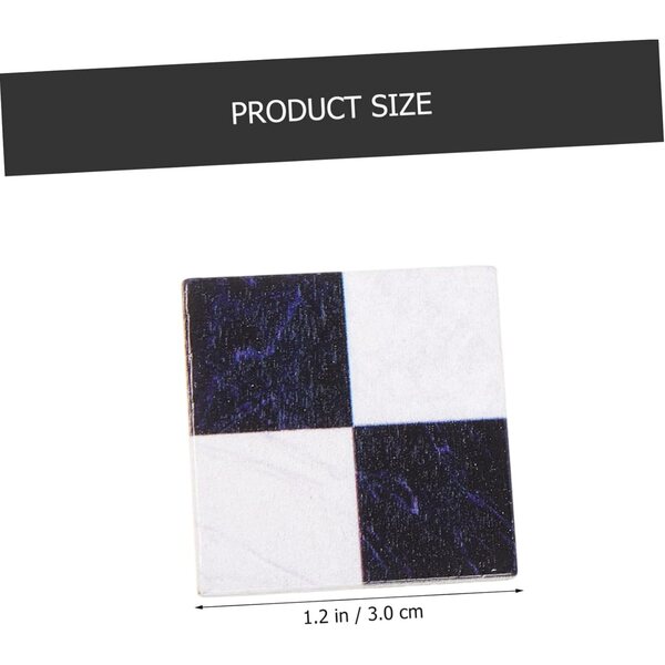 VICASKY 9 pezzi mini assi in legno per pavimento casa delle bambole multicolore