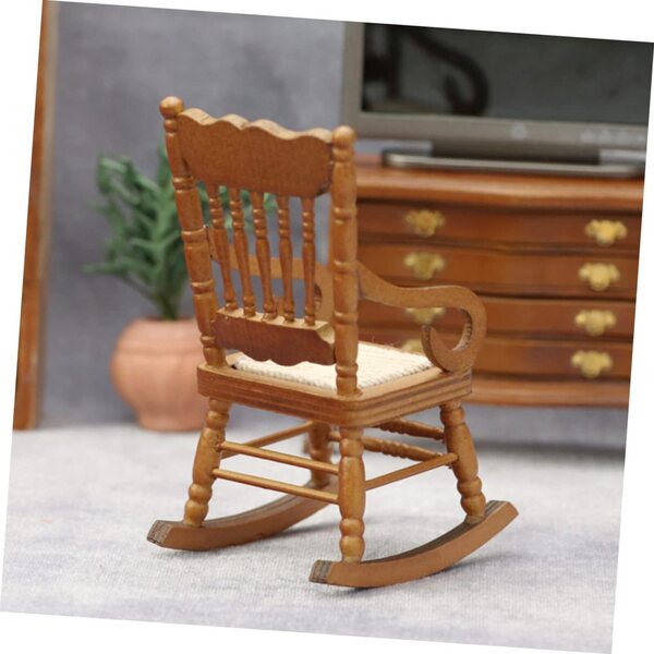 VICASKY Mini Sedia in Legno per Casa delle Bambole – Design Realistico e Compatto