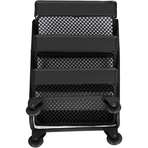 Gonetre Carrello Mobile in Metallo per Casa delle Bambole a 3 Livelli con Ruote