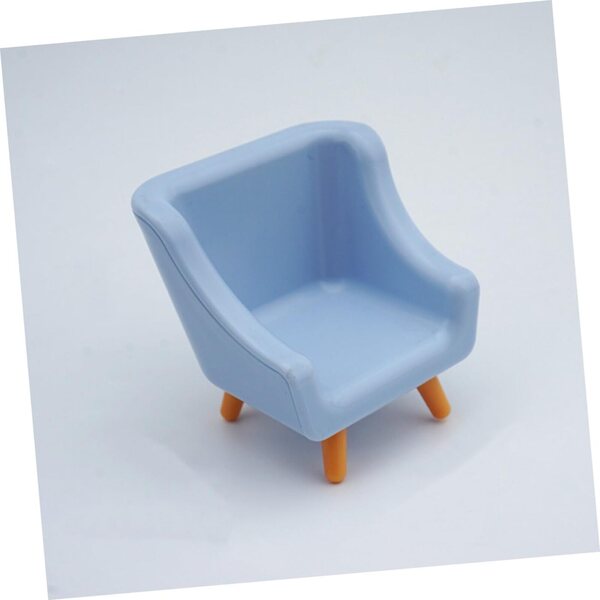 VICASKY Set Mini Mobili Soggiorno Casa delle Bambole 1:12 - Divano, TV e Tavolino