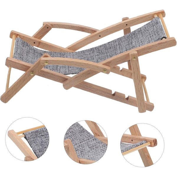 VICASKY Set 4 Sedie da Spiaggia Miniature per Decorazione Casa Bambole