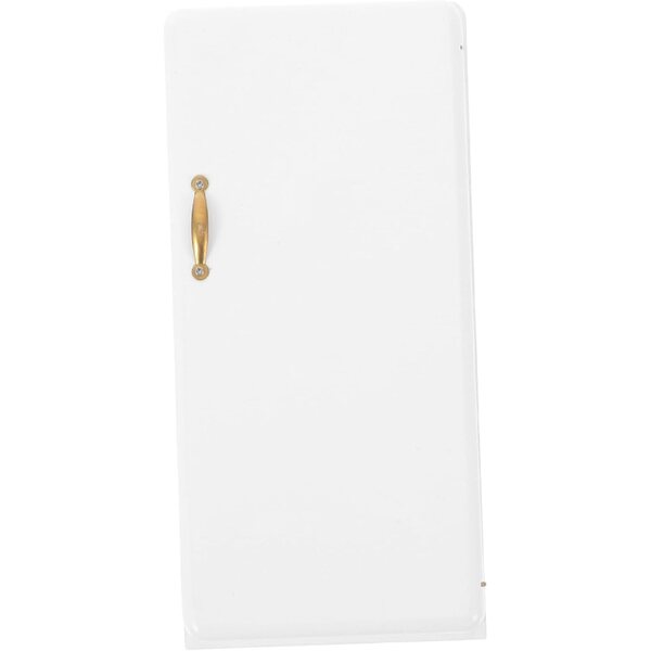 VICASKY Mini Frigorifero Bianco per Casa delle Bambole e Decorazioni Miniature