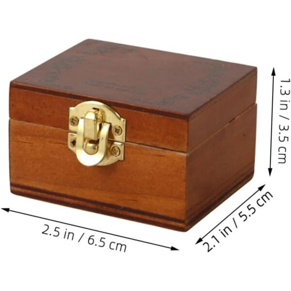 VICASKY Casetta in legno miniatura 1:12 accessori camera da letto per casa delle bambole