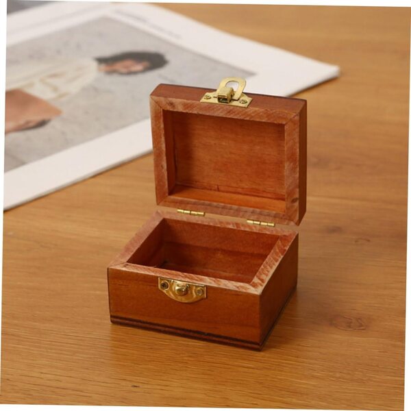 VICASKY Casetta in legno miniatura 1:12 accessori camera da letto per casa delle bambole