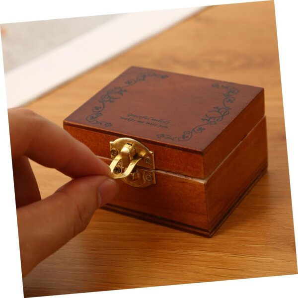 VICASKY Casetta in legno miniatura 1:12 accessori camera da letto per casa delle bambole