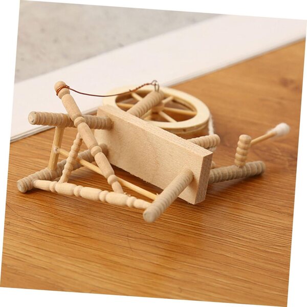 VICASKY Mini Vintage Holznähmaschine 1:12 für Puppenhaus