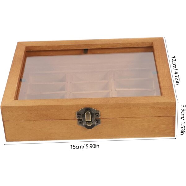 VICASKY Miniatur-Holzregal für Puppenhäuser und platzsparende Einrichtung