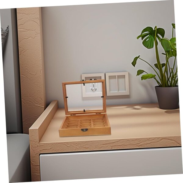 VICASKY Miniatur-Holzregal für Puppenhäuser und platzsparende Einrichtung