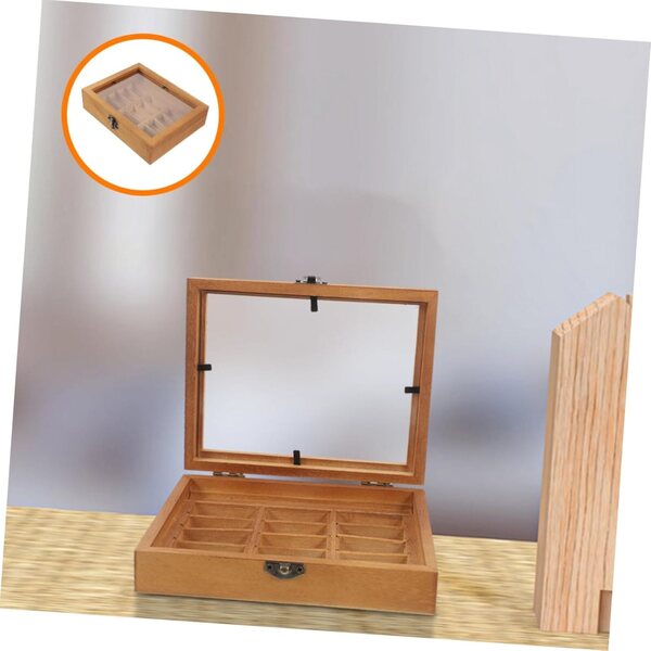 VICASKY Miniatur-Holzregal für Puppenhäuser und platzsparende Einrichtung
