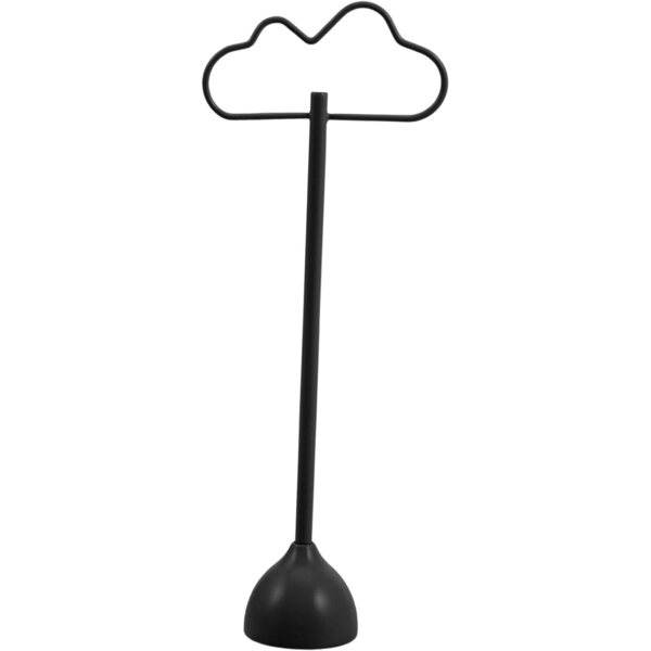 VICASKY Armadio Miniatura in Ferro Nero per Casa delle Bambole, Appendia-cappelli e Rack Versatile