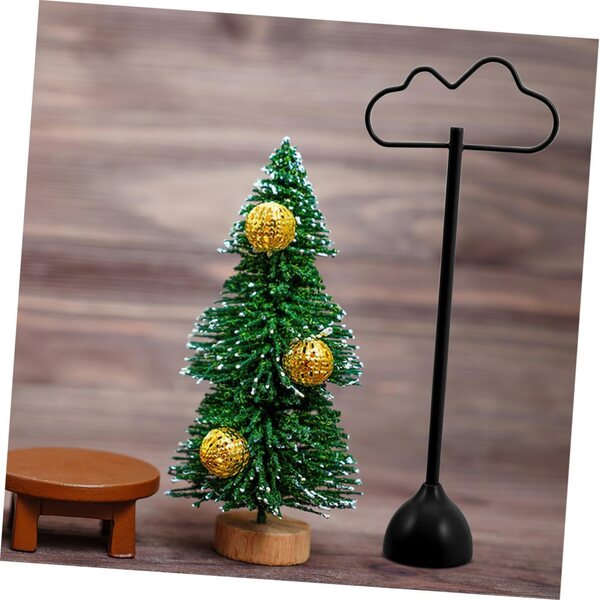 VICASKY Armadio Miniatura in Ferro Nero per Casa delle Bambole, Appendia-cappelli e Rack Versatile