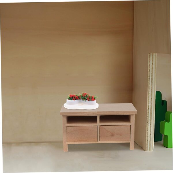Garneck Mini-Wohnzimmer-Set, 10-teilig, für Puppenhäuser und DIY-Dekorationen