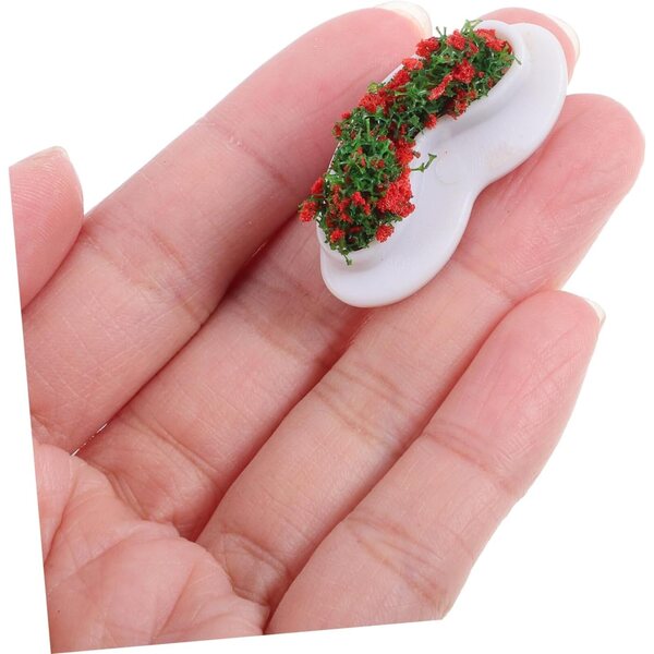 Set 10 Mini Sedili Salotto e Piante in Vaso per Casa delle Bambole - Warmhm