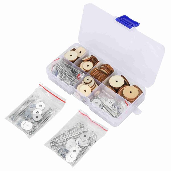 Giunti per Bambole Gonetre 50 Set con Scatola, Legno e Ferro Antiruggine