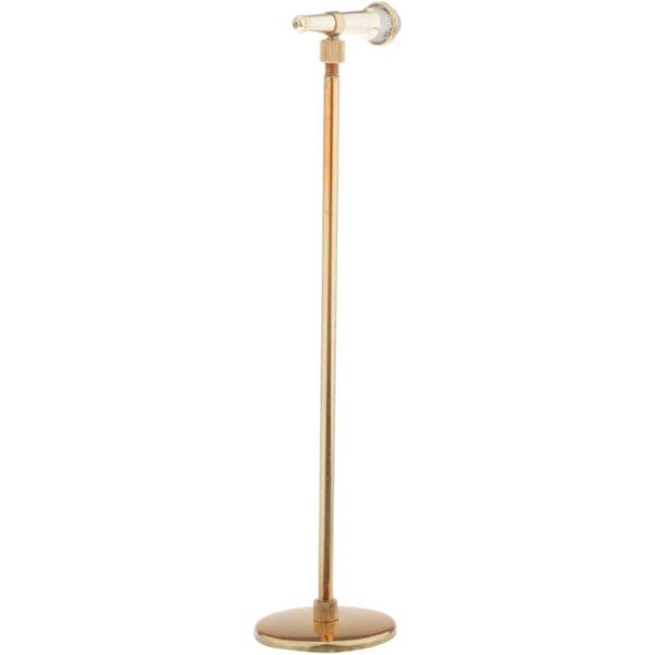 Verstellbares Metallmikrofon für 1:6 Actionfigur, hohe Qualität und elegantes Design