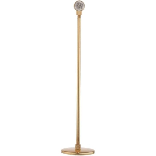 Verstellbares Metallmikrofon für 1:6 Actionfigur, hohe Qualität und elegantes Design