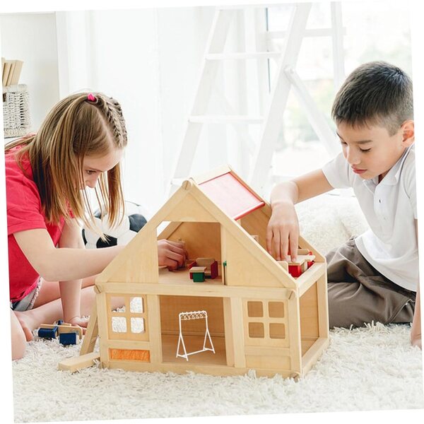 VICASKY Appendini Miniatura per Casa delle Bambole con Ganci - Bianco, Plastica