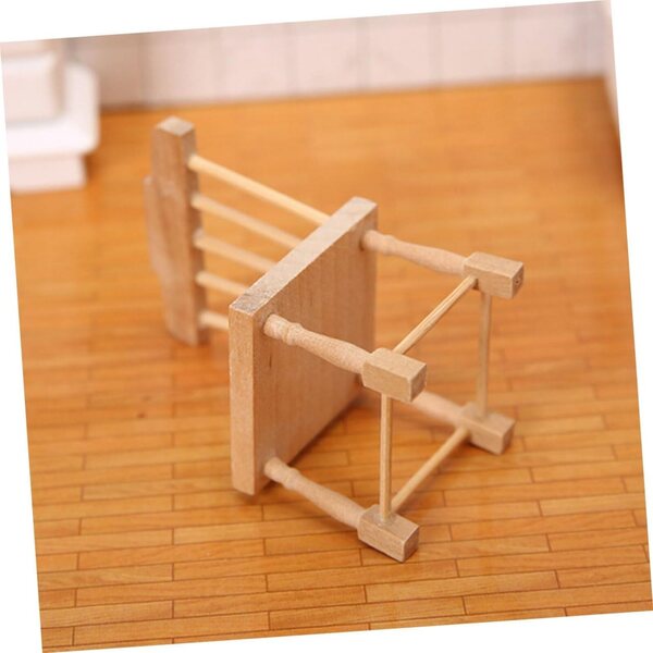 Mini Sedie in Legno Realistiche VICASKY Scala 1:12 per Casa delle Bambole