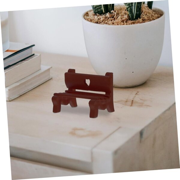 VICASKY Mini-Bank-Set 5-teilig aus Kunststoff für Puppenhaus und Landschaft