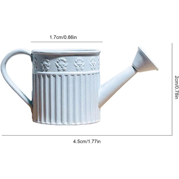 Annaffiatoio in Miniatura in Lega per Giardino Fatato e Decorazioni Casa 45x20mm