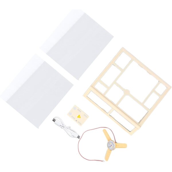 3D-Puppenhaus-Miniaturdach, staubdicht, kreatives DIY-Design