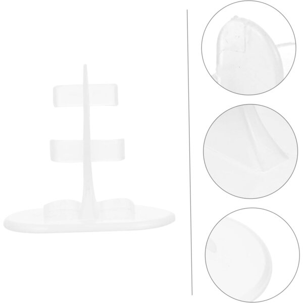 HEMOTON Supporto Trasparente per Bambole 3pz - Espositore Stabile e Regolabile in PP
