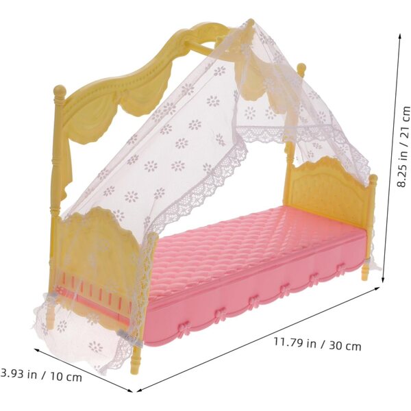 VICASKY Letto a castello miniatura per casa delle bambole design realistico e resistente