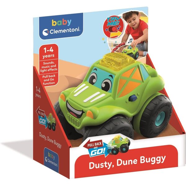 Clementoni Buggy Interattivo con Luci e Suoni - Gioco a Spinta Divertente per Bambini