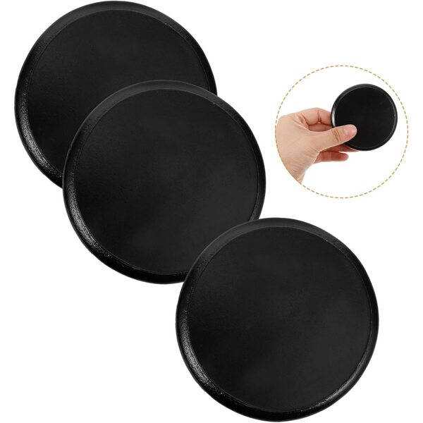 TOPBATHY 6 Basi Rotonde in Legno per Mini Bambole e Figurine - Resistenti e Eleganti