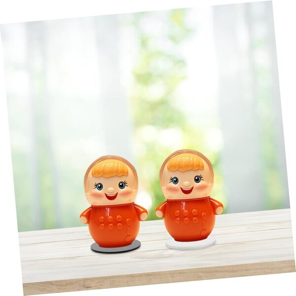NUOBESTY Set 10 Basi Rotonde Acrilico Miniatura per Esposizione Bambole