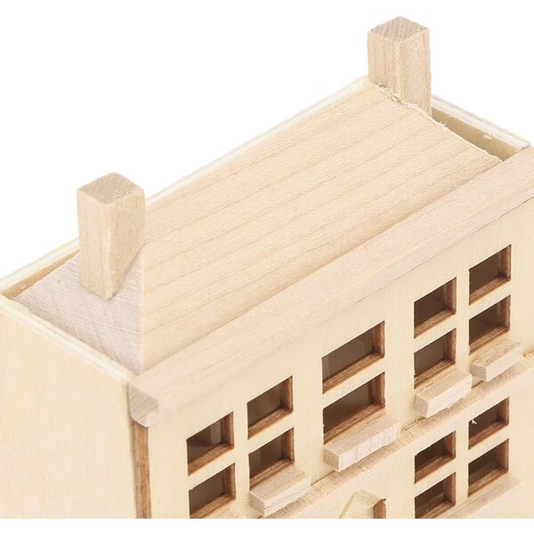Srliya Puppenhaus Miniatur 1:12 Holzvilla DIY für Kinder