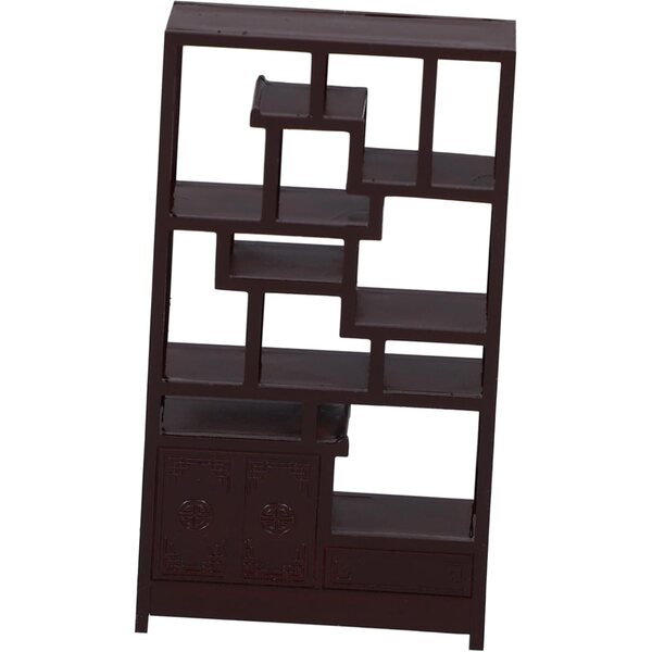 VICASKY Mini Libreria in ABS 1:25 per Casa delle Bambole - Set 2 Pezzi