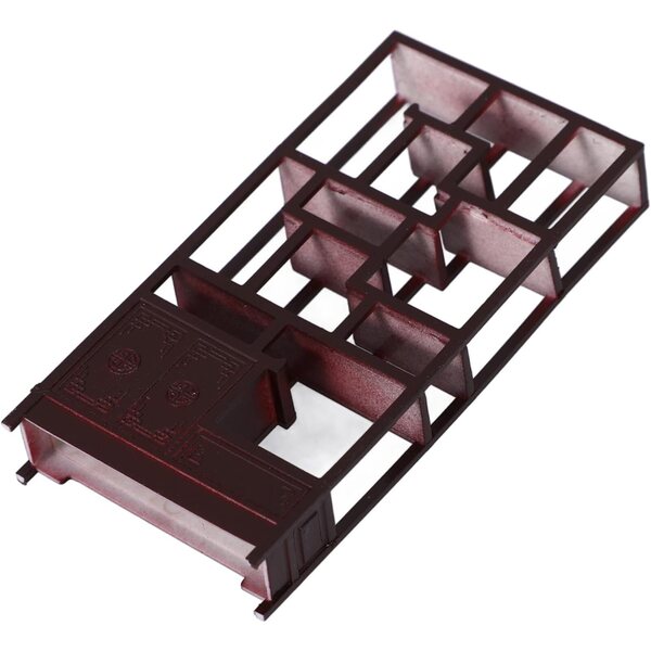 VICASKY Mini Libreria in ABS 1:25 per Casa delle Bambole - Set 2 Pezzi