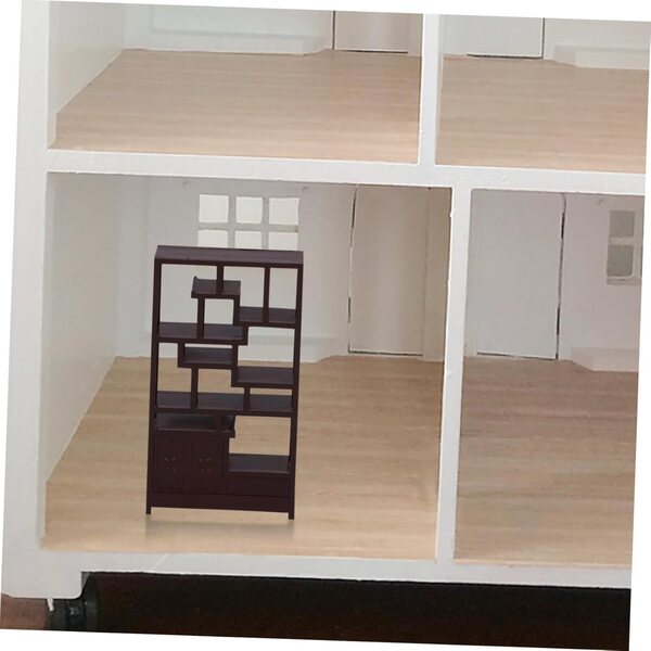 VICASKY Mini Libreria in ABS 1:25 per Casa delle Bambole - Set 2 Pezzi