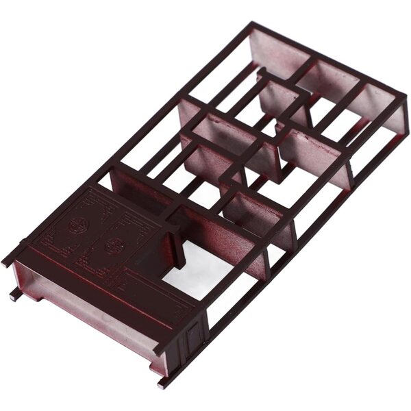 VICASKY Mini Libreria in Plastica 3 Pezzi per Casa delle Bambole Scala 1:25
