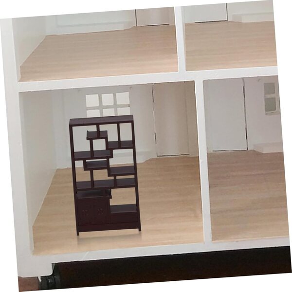 VICASKY Mini Libreria in Plastica 3 Pezzi per Casa delle Bambole Scala 1:25