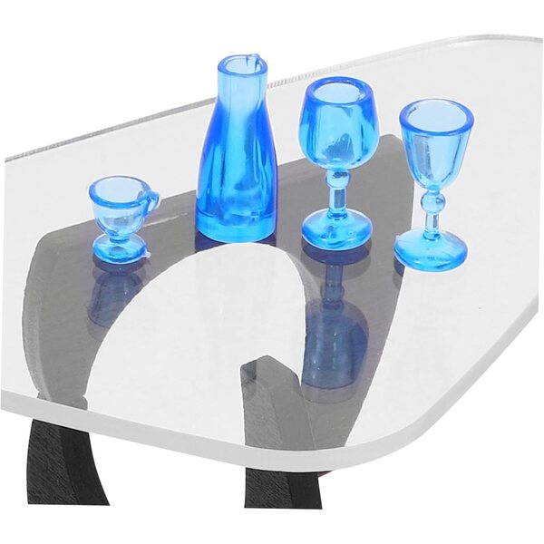 VICASKY Set Mobili Miniatura Casa Delle Bambole Tavolo, Sedia e Accessori