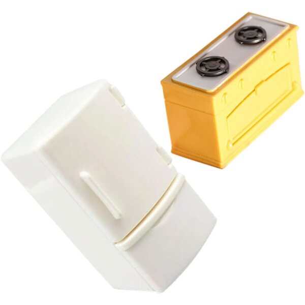 VICASKY Set 4pz Miniatura Frigorifero e Fornello per Casa delle Bambole Realistici