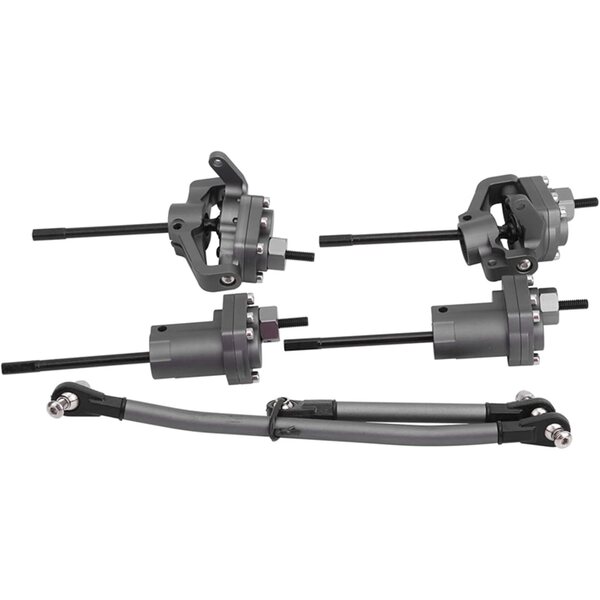 KIMISS Aluminium-Portalachsen-Set für Axial SCX10 II 90046 90047 RC verbessert