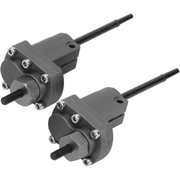 KIMISS Aluminium-Portalachsen-Set für Axial SCX10 II 90046 90047 RC verbessert