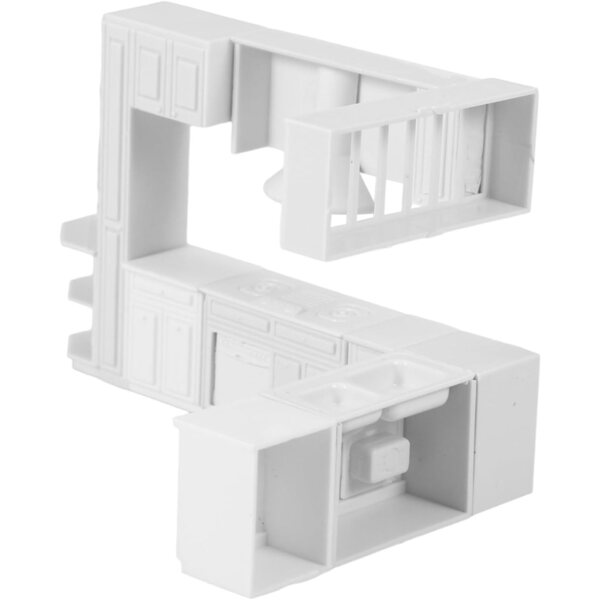 VICASKY 3 set mobili cucina miniatura per casa delle bambole, fornello e lavandino