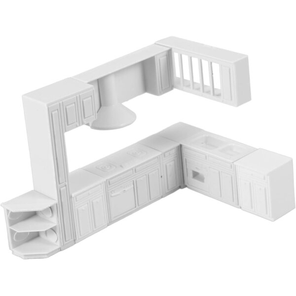 VICASKY Set 5 Mobili Cucina Miniatura Casa Bambole Realistici e Resistenti
