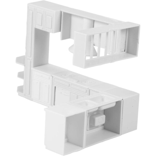VICASKY Set 5 Mobili Cucina Miniatura Casa Bambole Realistici e Resistenti