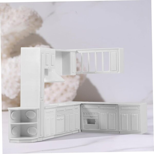 VICASKY Set 5 Mobili Cucina Miniatura Casa Bambole Realistici e Resistenti