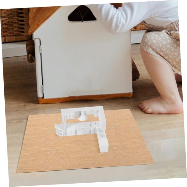 VICASKY Set 4 Mini Lavabi Cucina in ABS per Casa delle Bambole Scala 1:12